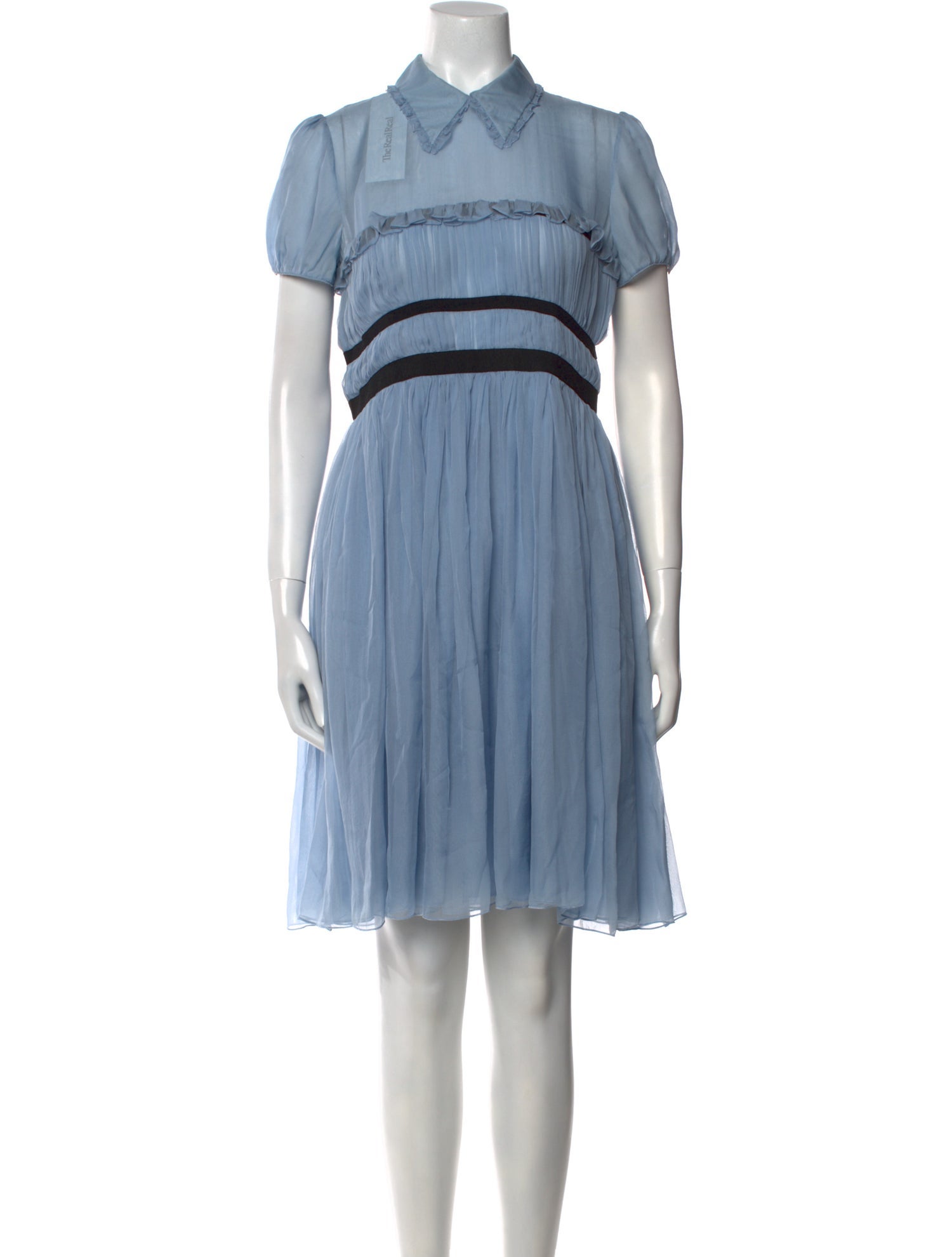 Rochas Silk Knee-Length Dress