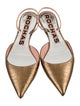 Rochas Leather Slingback Flats
