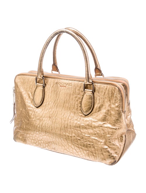 Rochas Leather Top Handle Bag