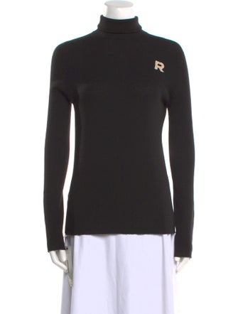 Rochas Virgin Wool Turtleneck Sweater