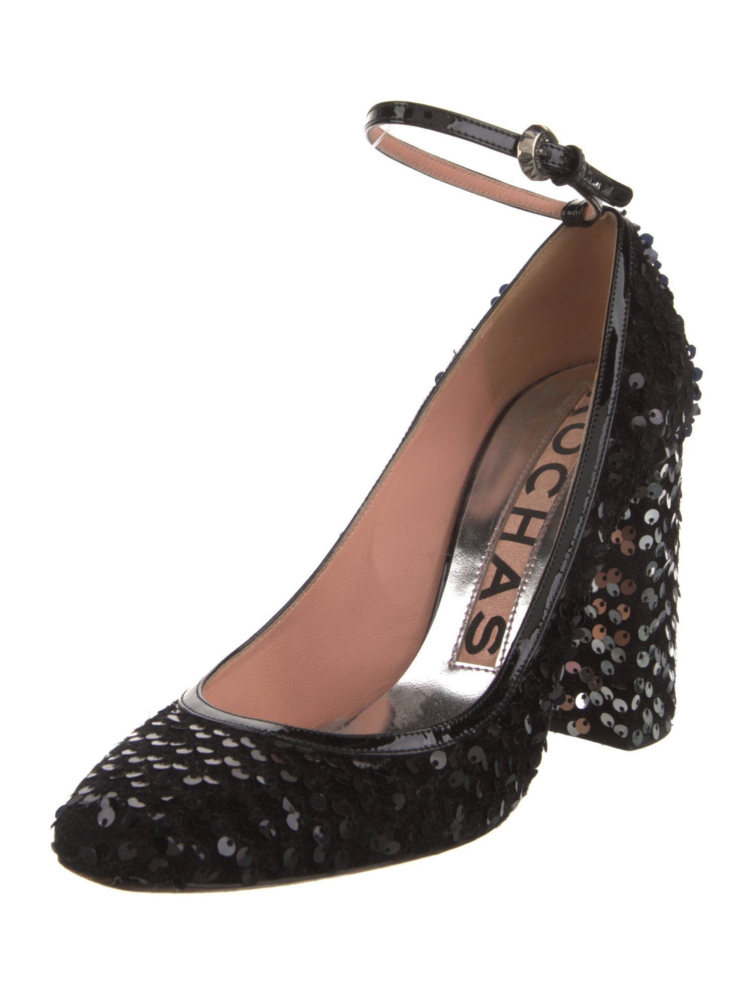 Rochas Sequins Sequin Embellishments Pumps