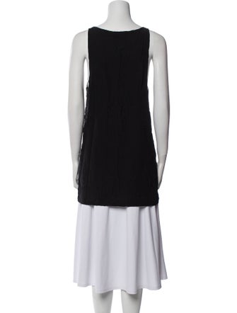 Rochas Graphic Print Scoop Neck Top