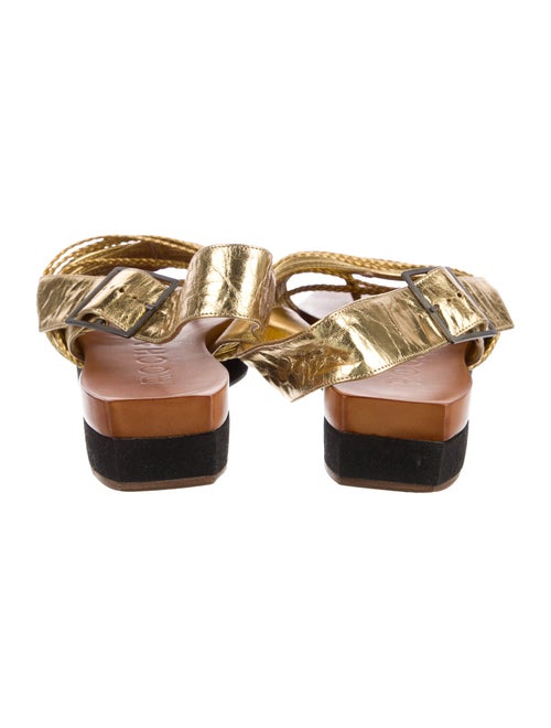 Rochas Leather Braided Accents