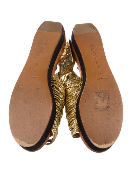 Rochas Leather Braided Accents