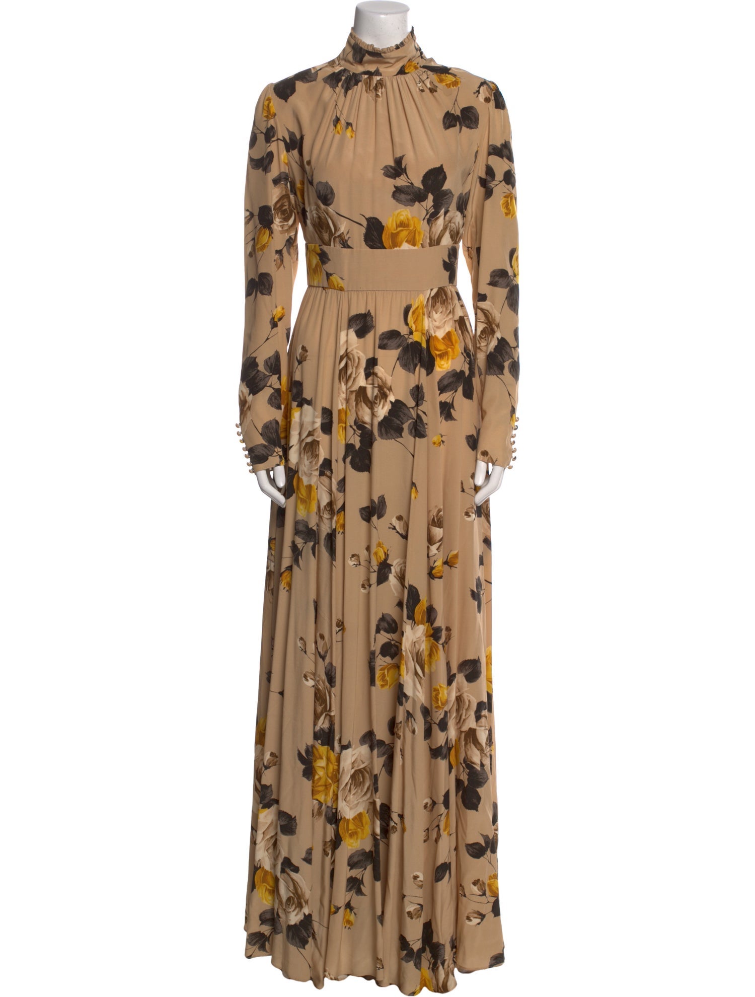 Rochas Silk Long Dress