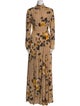 Rochas Silk Long Dress