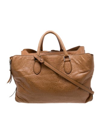 Rochas Leather Top Handle Bag