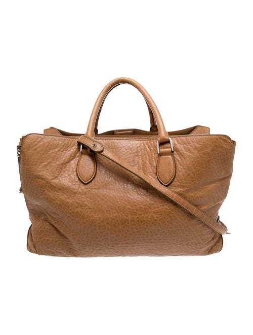 Rochas Leather Top Handle Bag