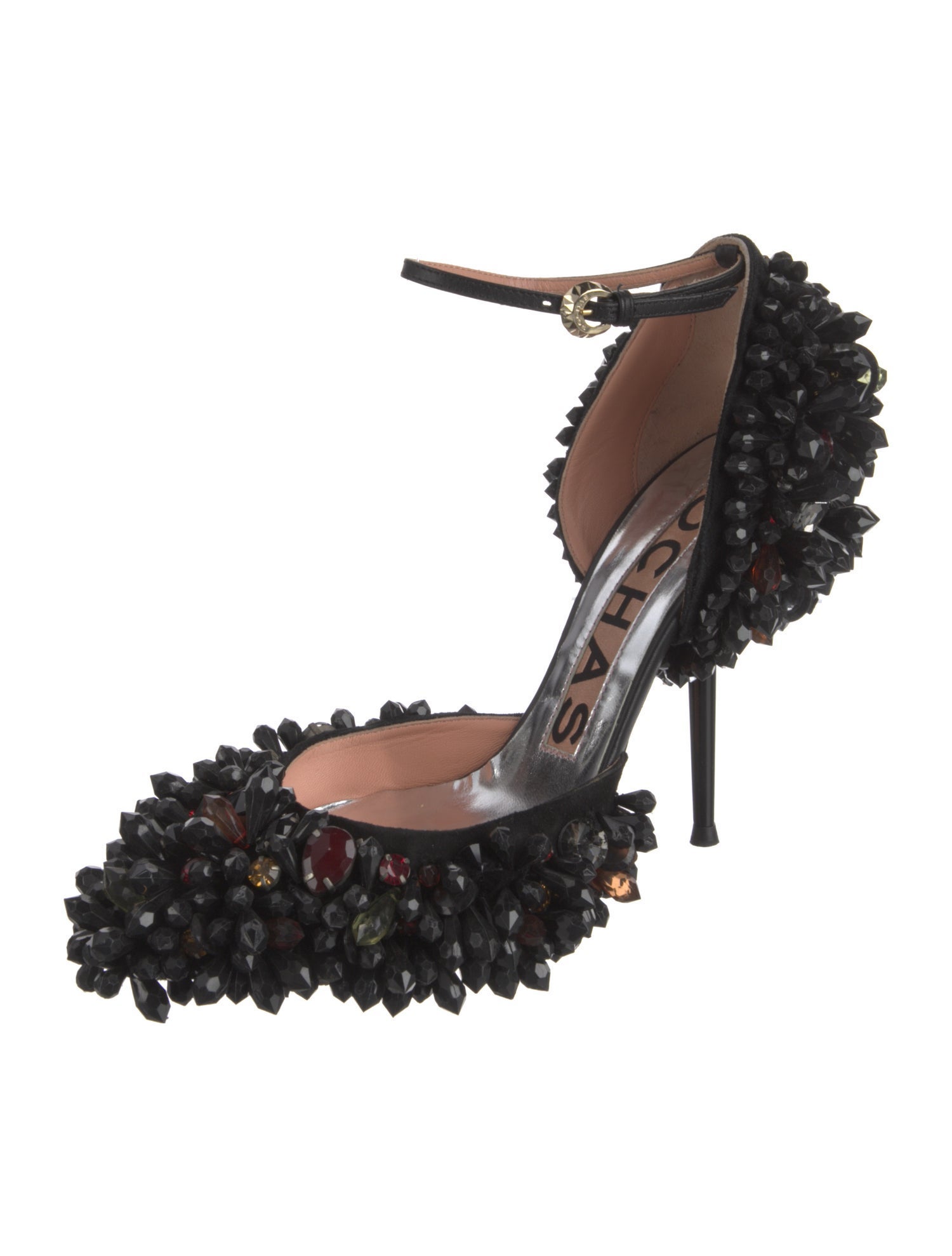 Rochas Leather D'Orsay Pumps