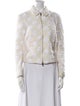 Rochas Patterned Faux Fur Jacket