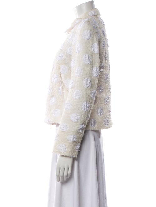 Rochas Patterned Faux Fur Jacket