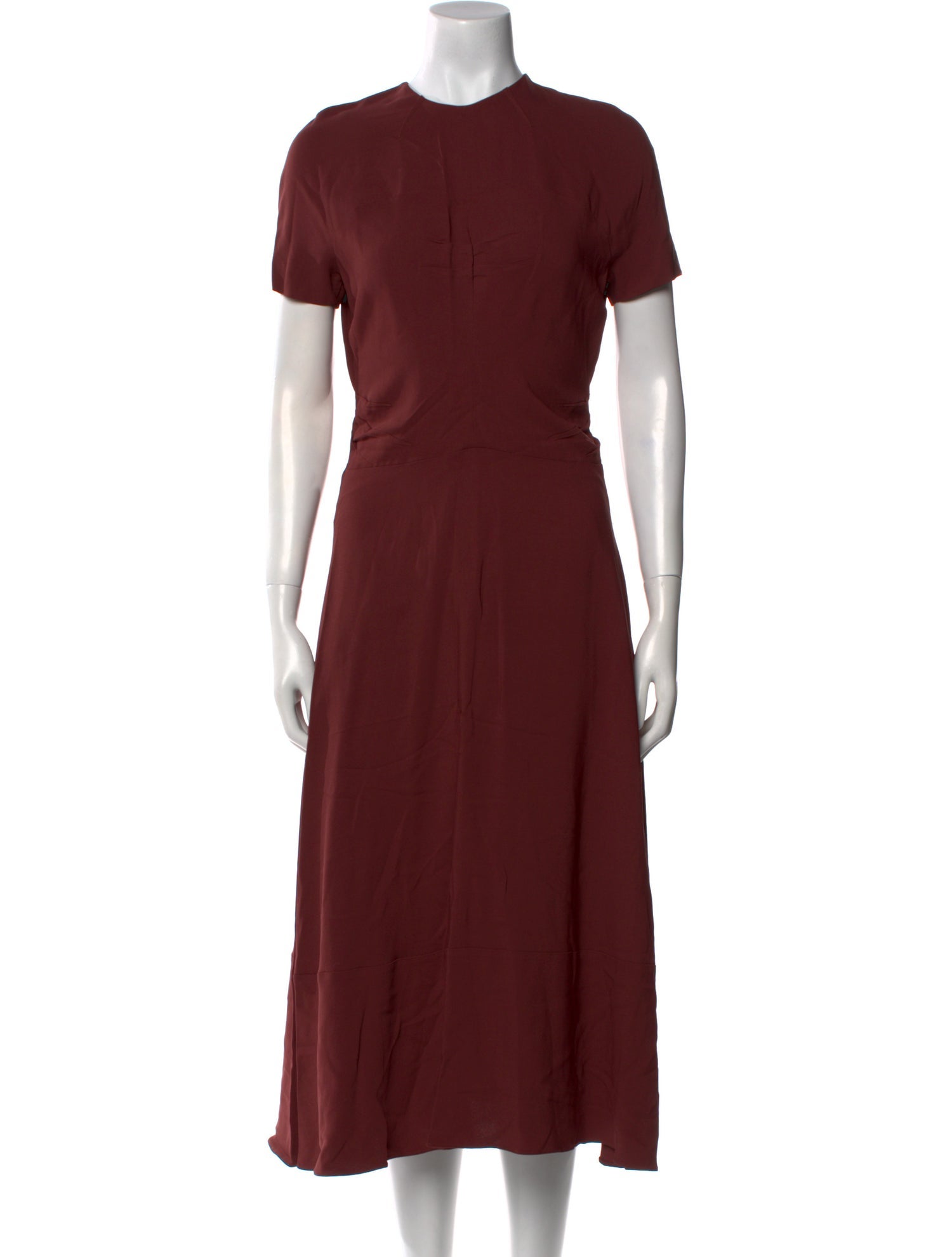 Rochas Crew Neck Long Dress