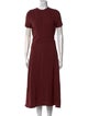 Rochas Crew Neck Long Dress