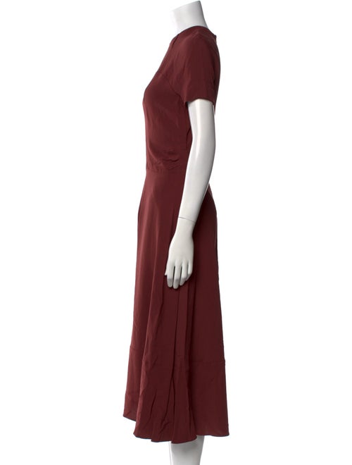 Rochas Crew Neck Long Dress