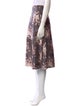 Rochas Floral Print Knee-Length Skirt