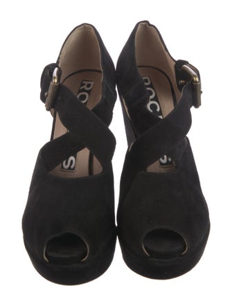 Rochas Suede Pumps