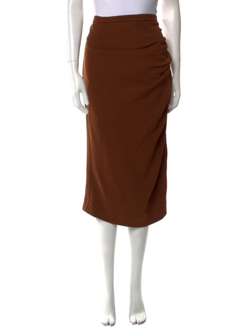 Rochas Virgin Wool Midi Length Skirt