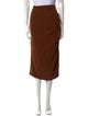 Rochas Virgin Wool Midi Length Skirt
