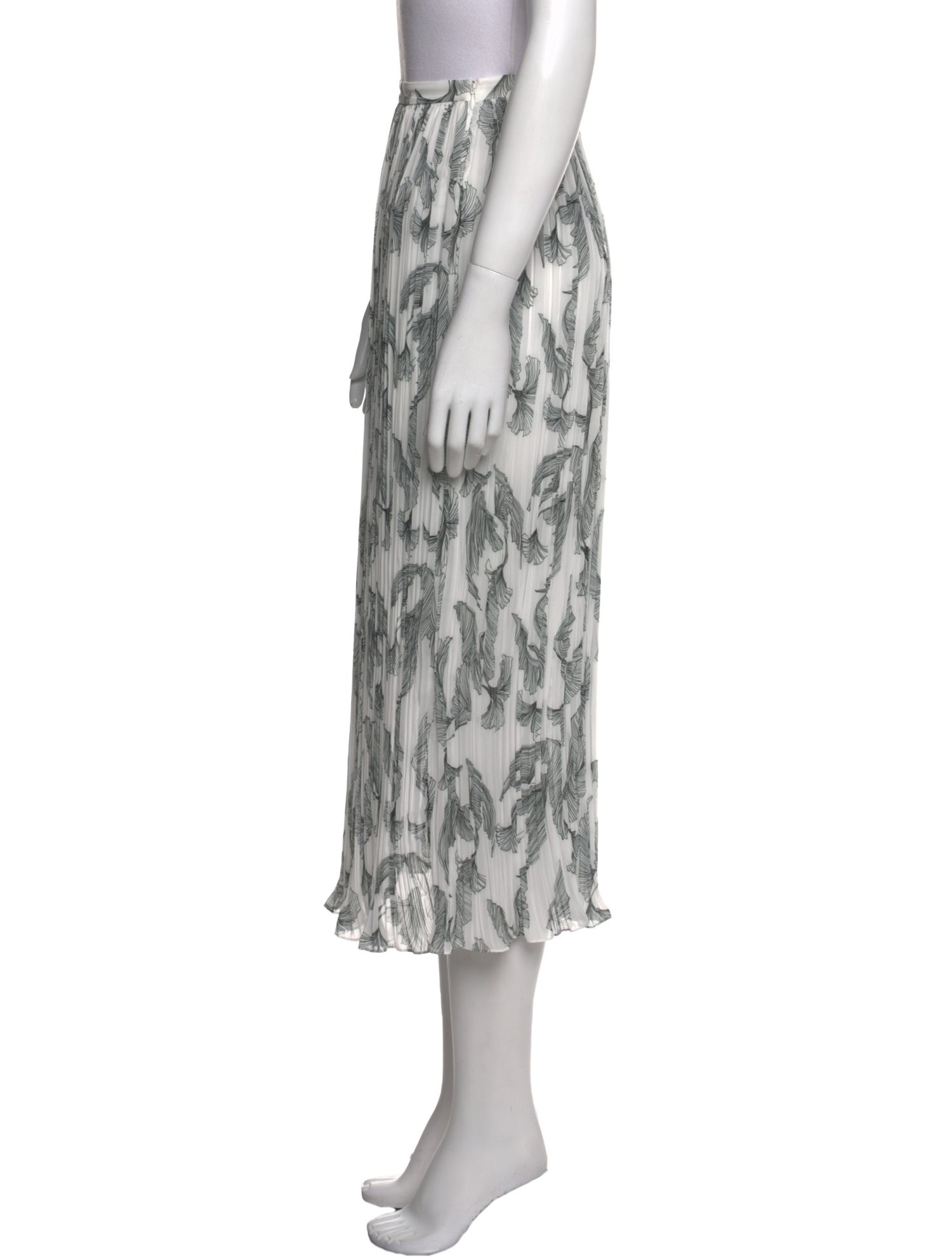 Rochas Printed Midi Length Skirt