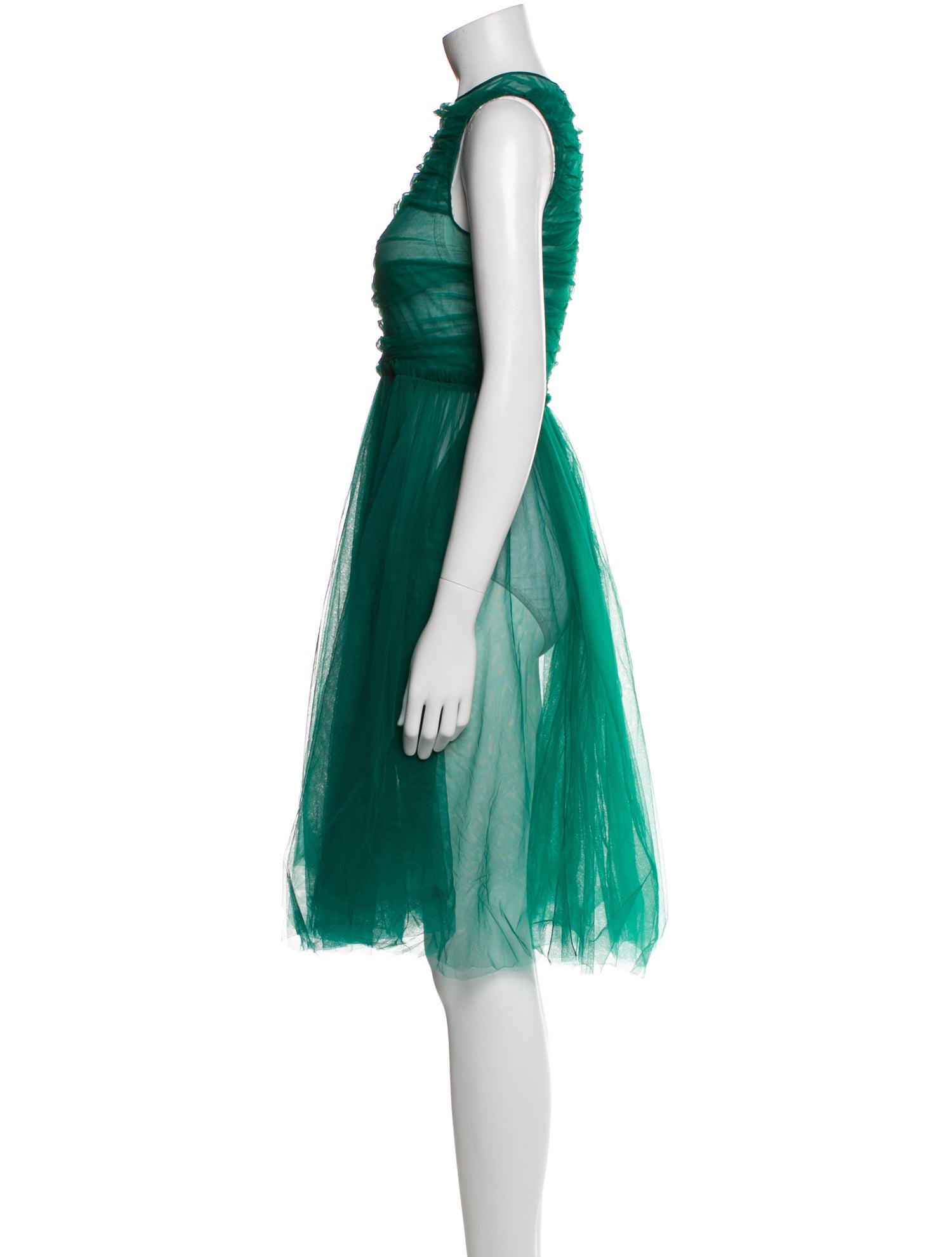 Rochas Crew Neck Knee-Length Dress