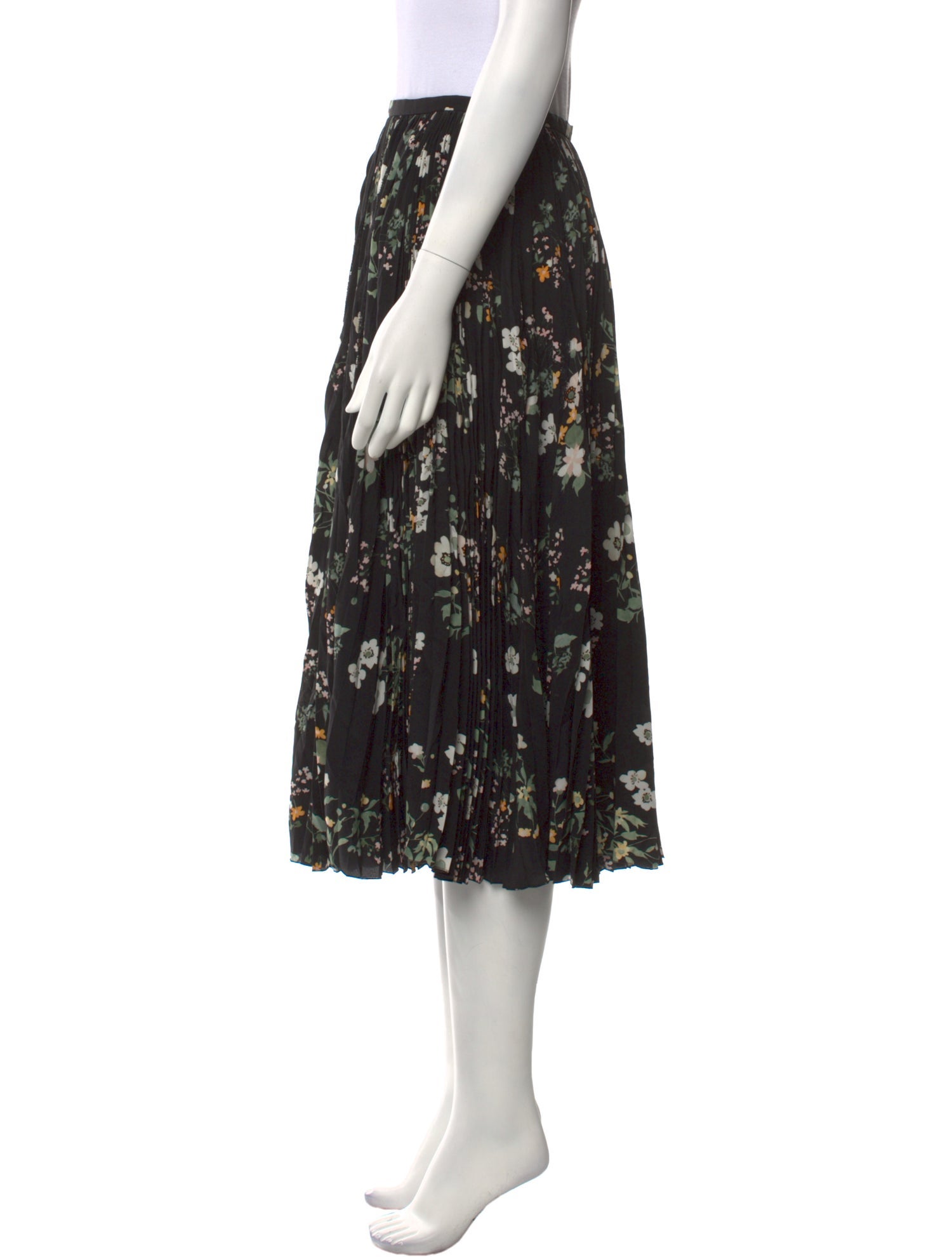 Rochas Silk Knee-Length Skirt