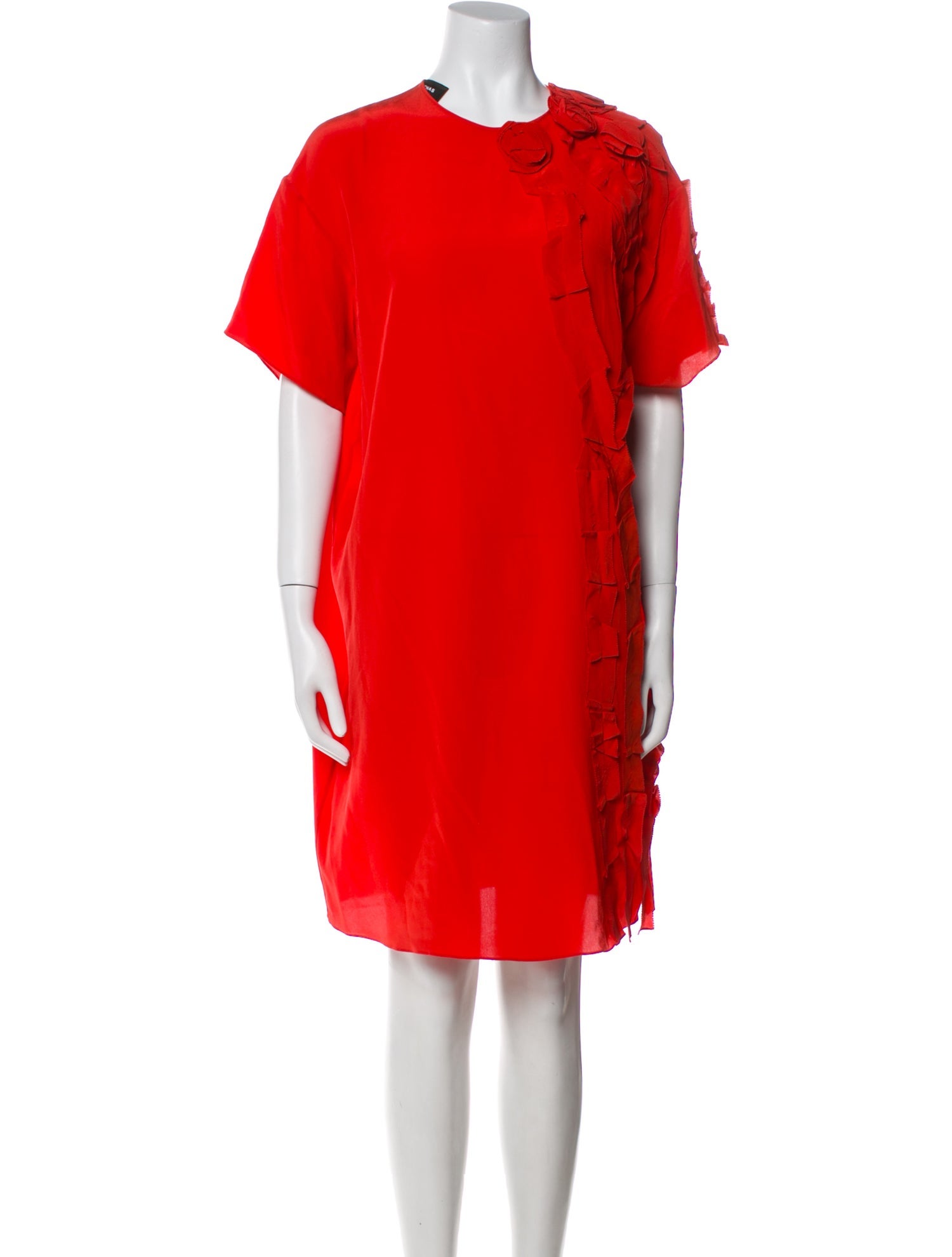 Rochas Silk Knee-Length Dress