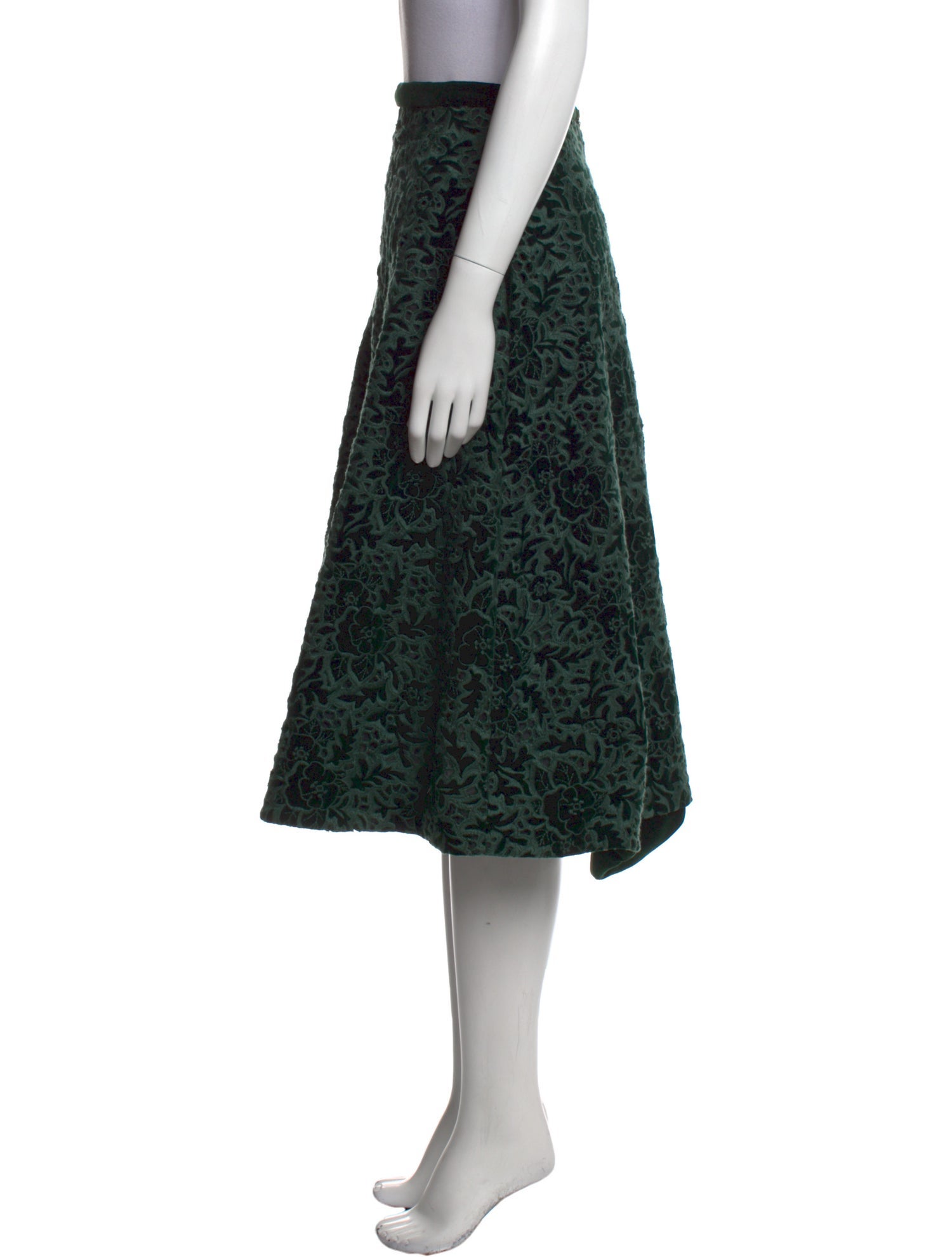 Rochas Printed Knee-Length Skirt