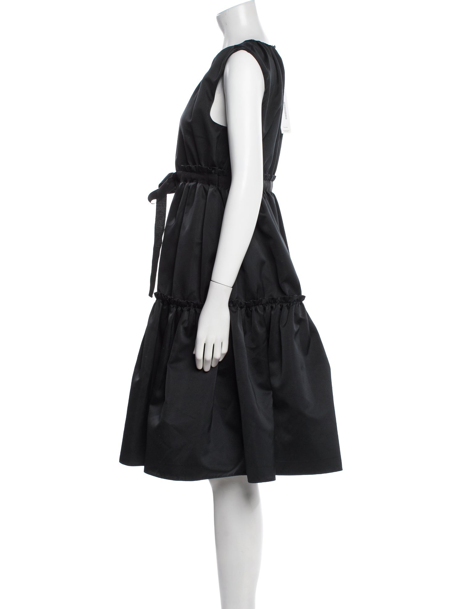 Rochas Scoop Neck Midi Length Dress