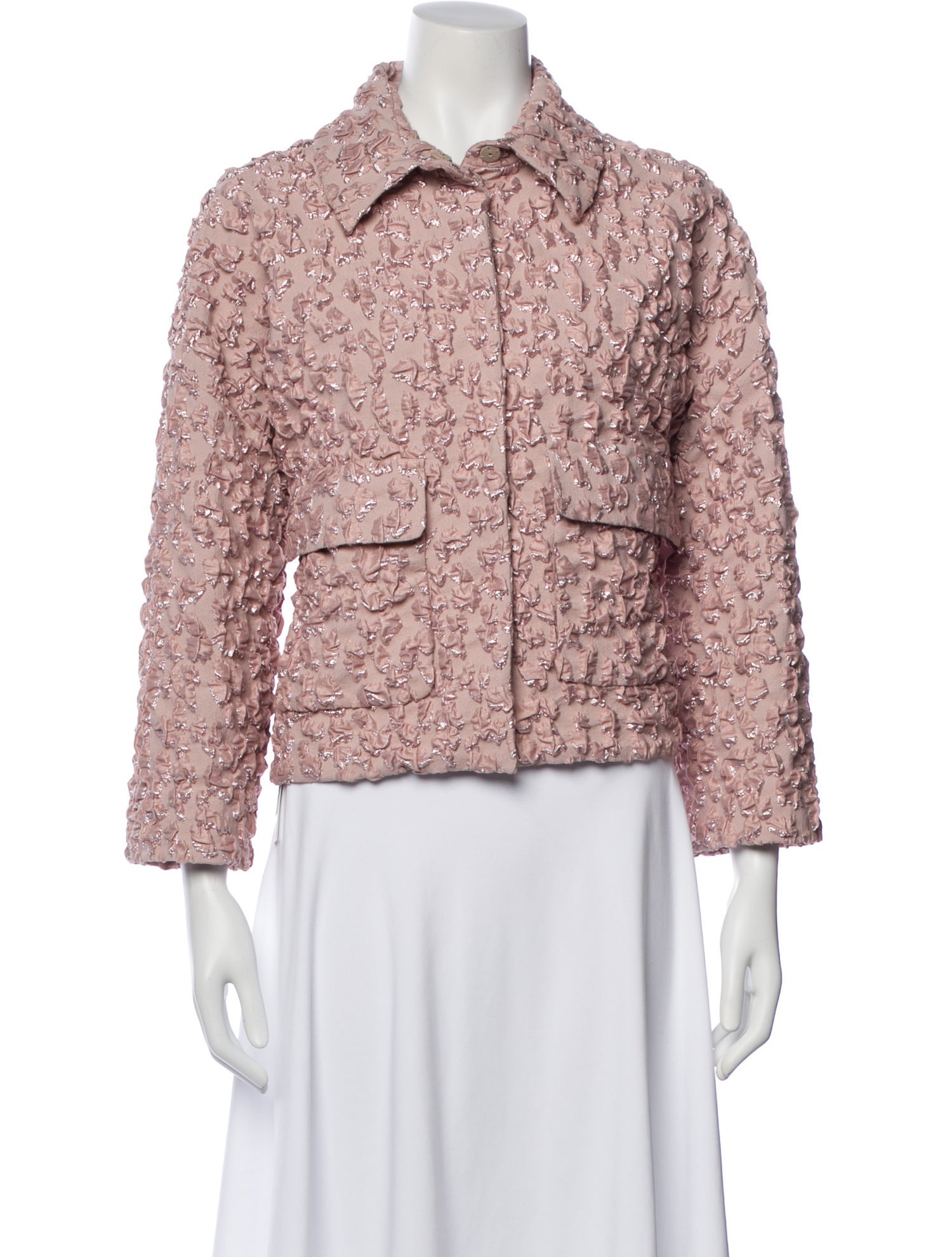 Rochas Patterned Jacket w/ Tags
