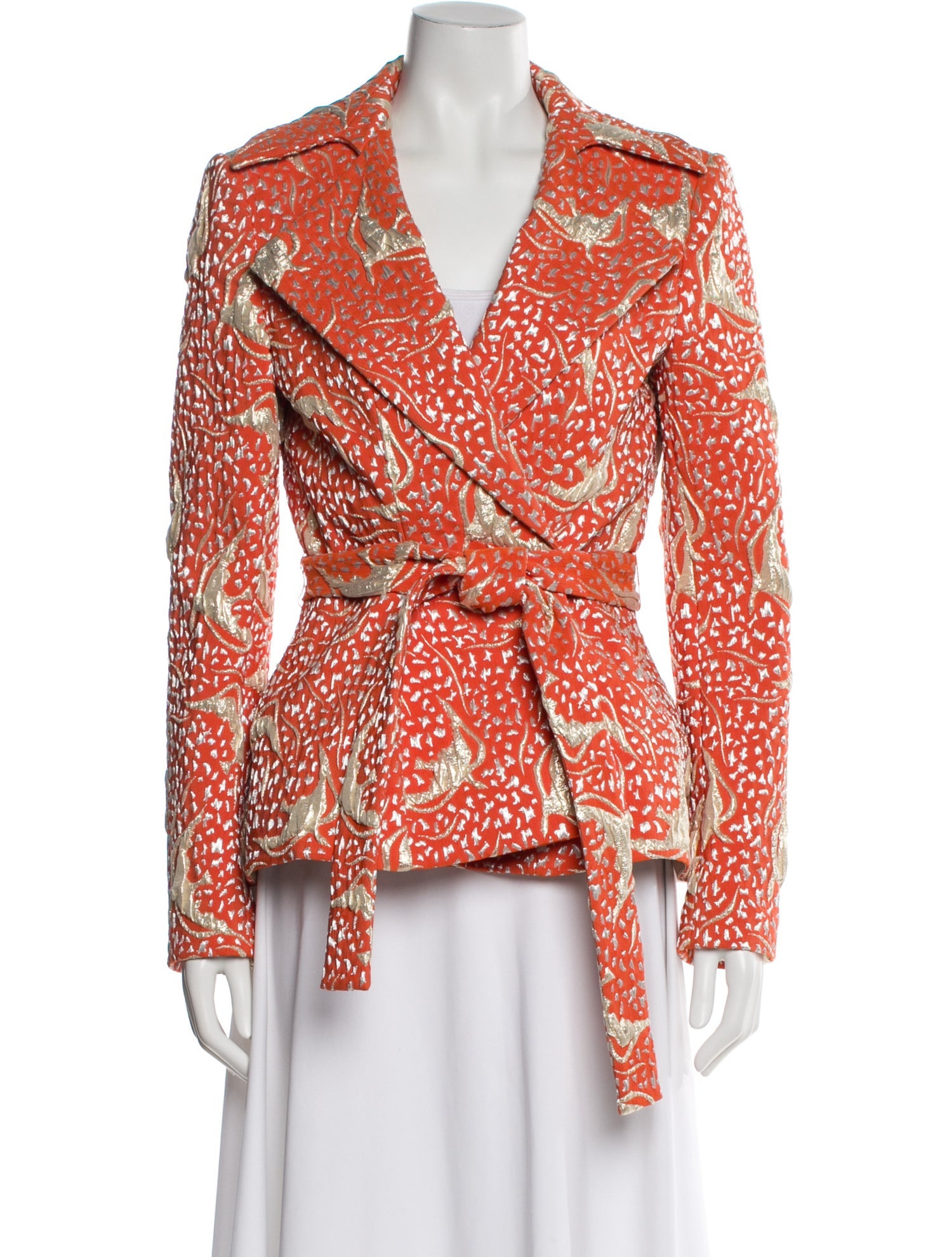 Rochas Floral Print Blazer