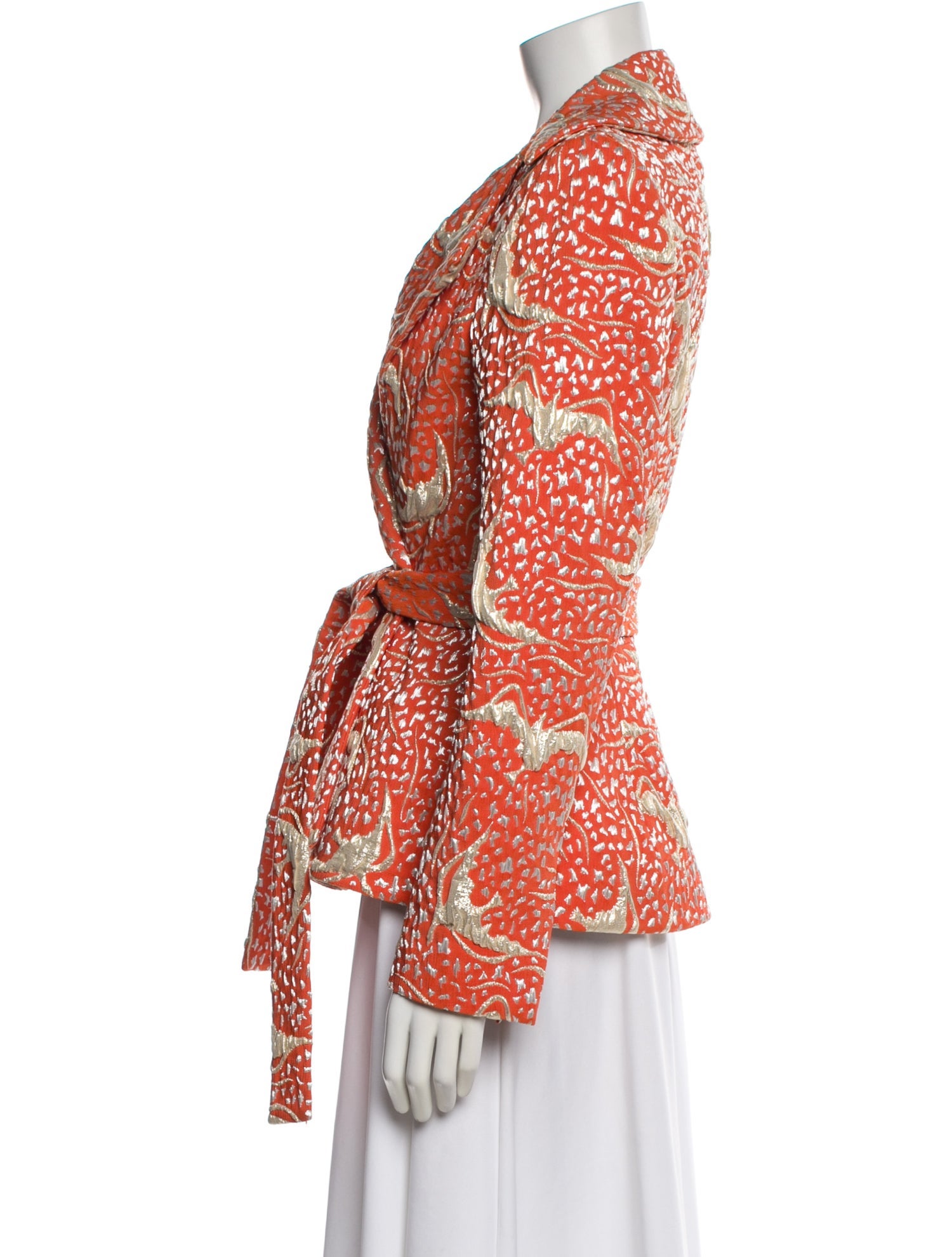 Rochas Floral Print Blazer
