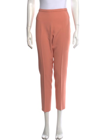 Pre-owned Rochas Straight Leg Pants In Pink