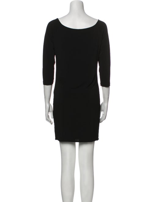 Roccobarocco V-Neck Mini Dress