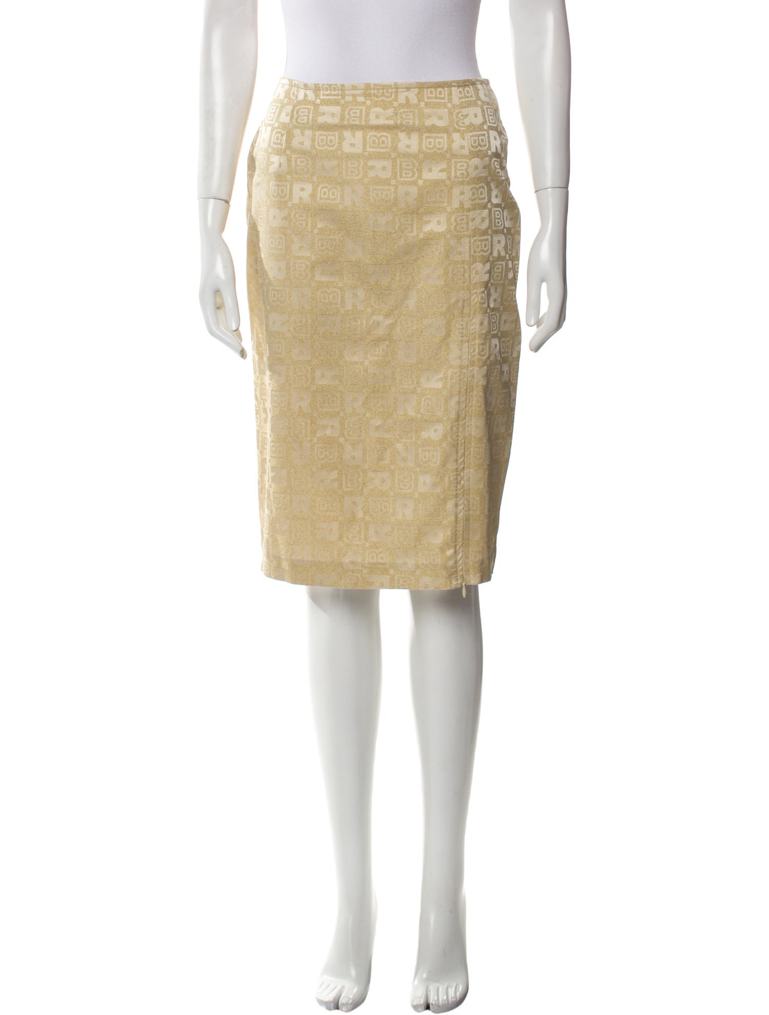 Roccobarocco Vintage Knee-Length Skirt