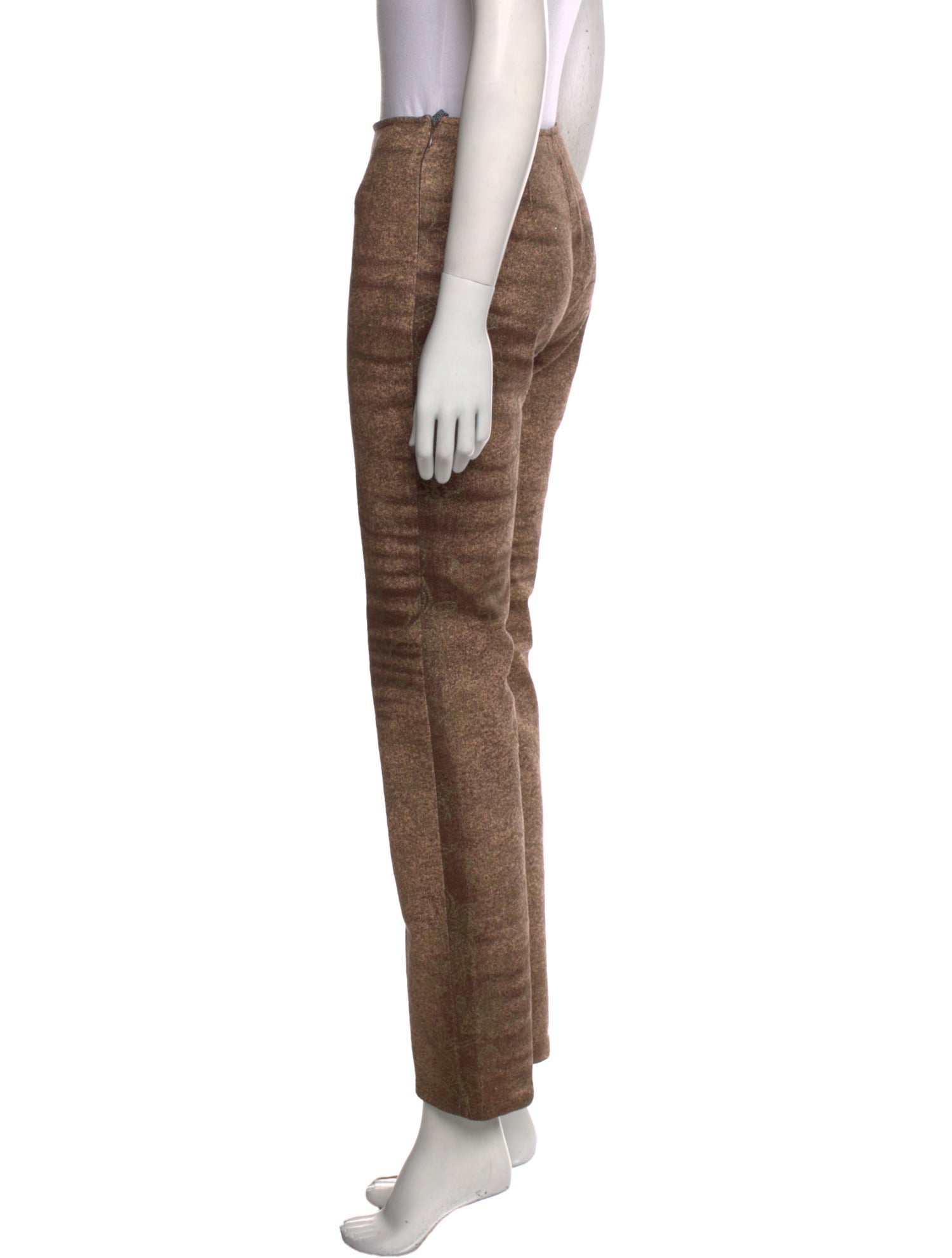 Roccobarocco Printed Straight Leg Pants