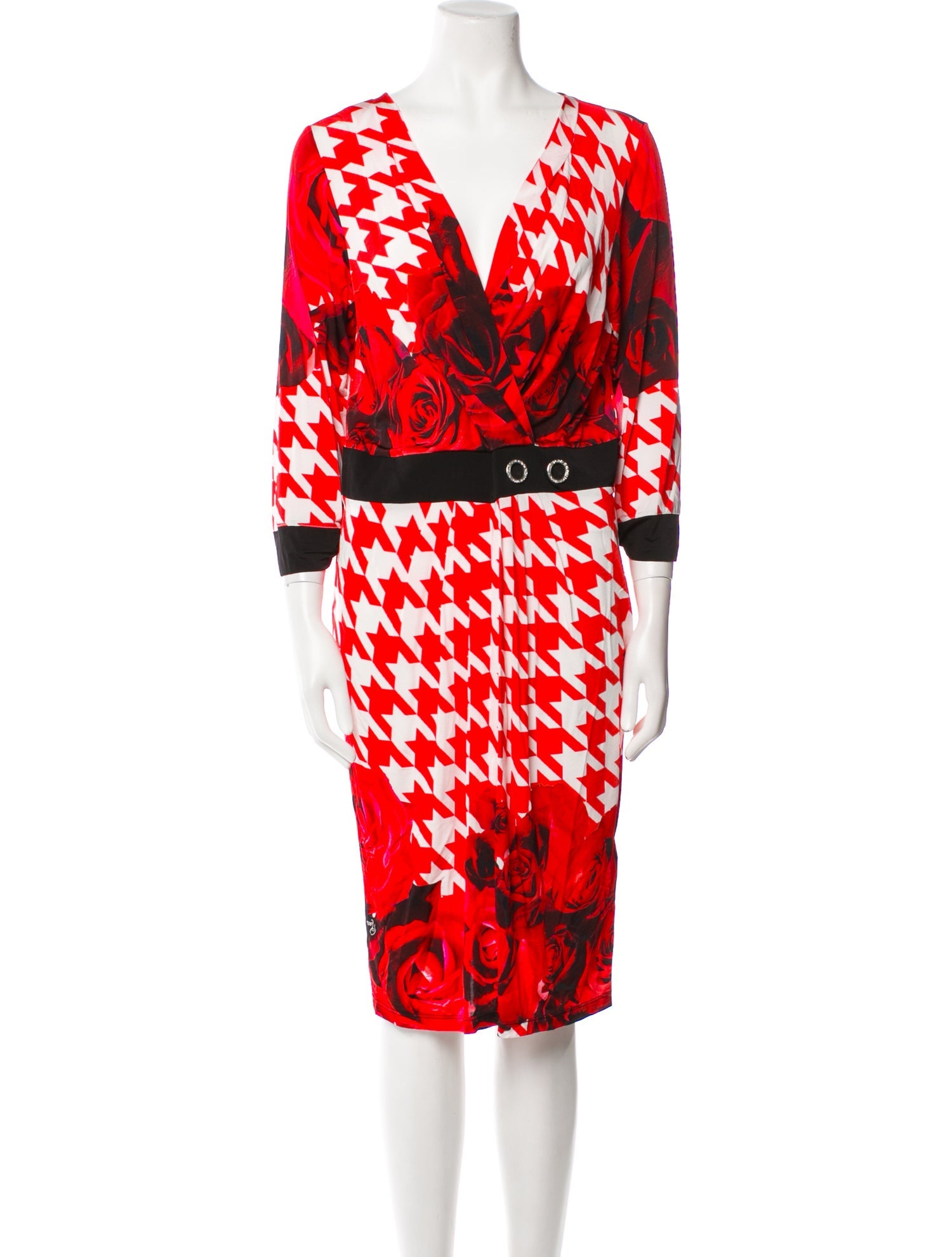 Roccobarocco Printed Mini Dress