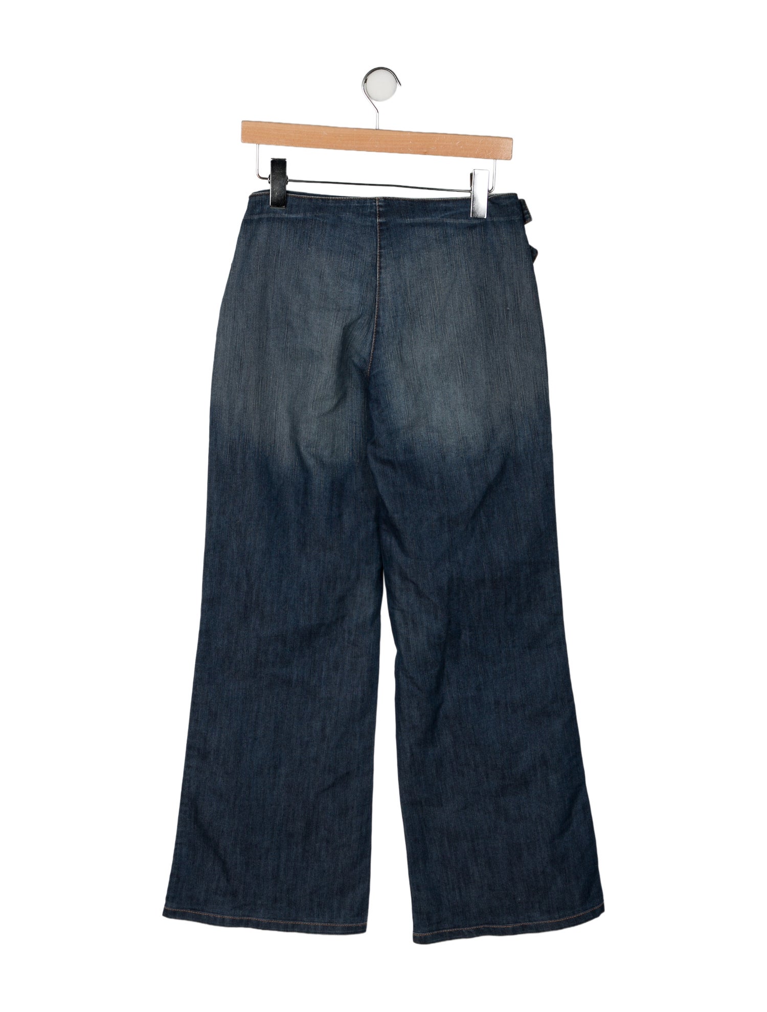 Roccobarocco Mid-Rise Wide Leg Jeans