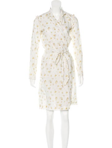 Rodarte x Opening Ceremony Floral Print Wrap Dress