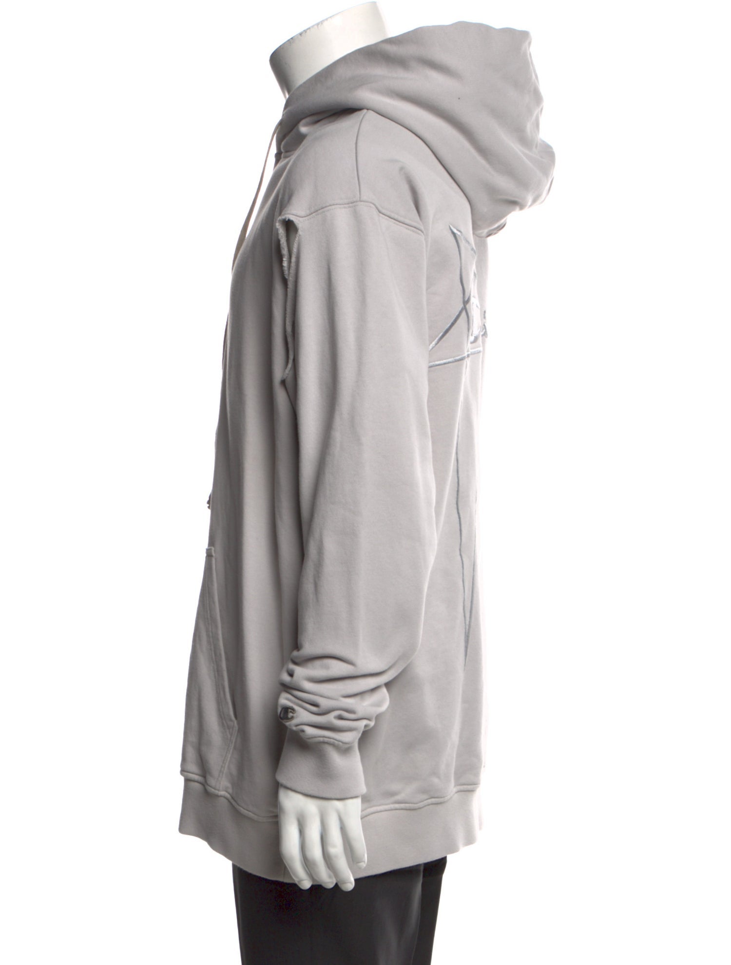 Rick Owens x Champion Crew Neck Long Sleeve Hoodie