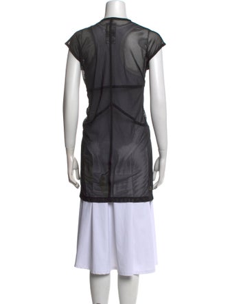 Rick Owens x Champion Plaid Print V-Neck Tunic