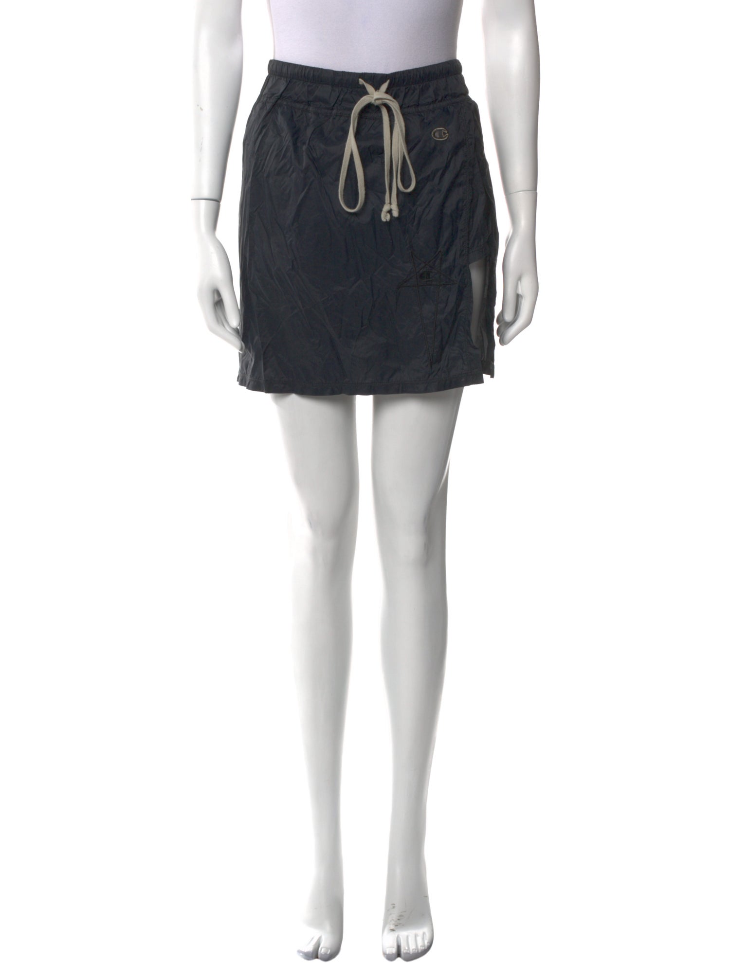 Rick Owens x Champion Embroidered Accent Mini Skirt