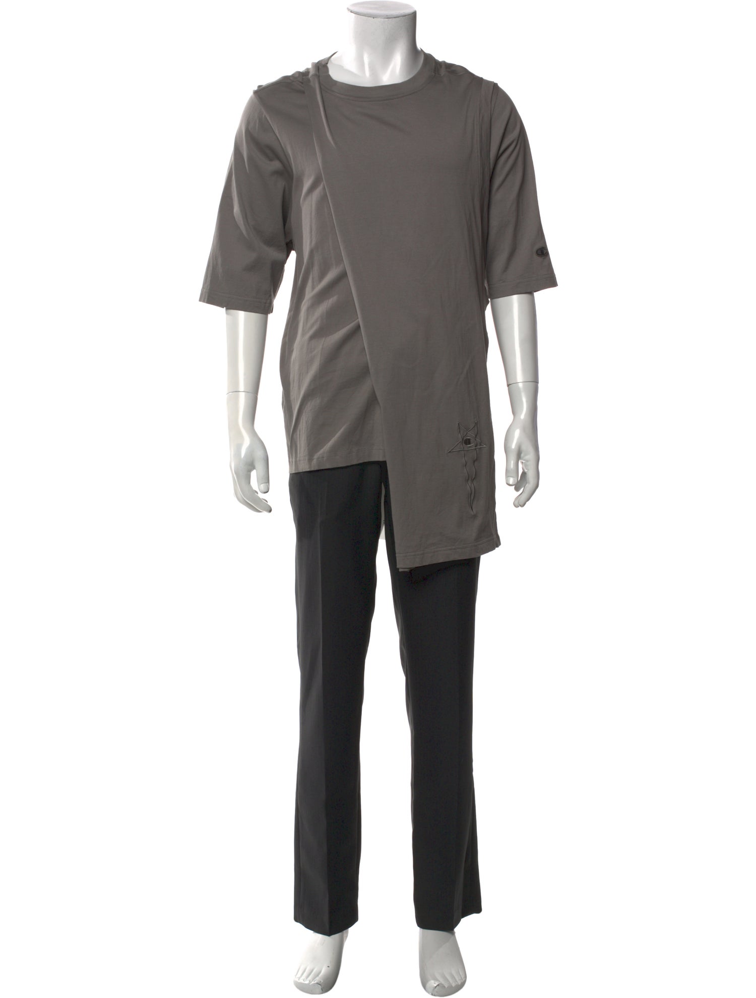 Rick Owens x Champion Scoop Neck Short Sleeve T-Shirt