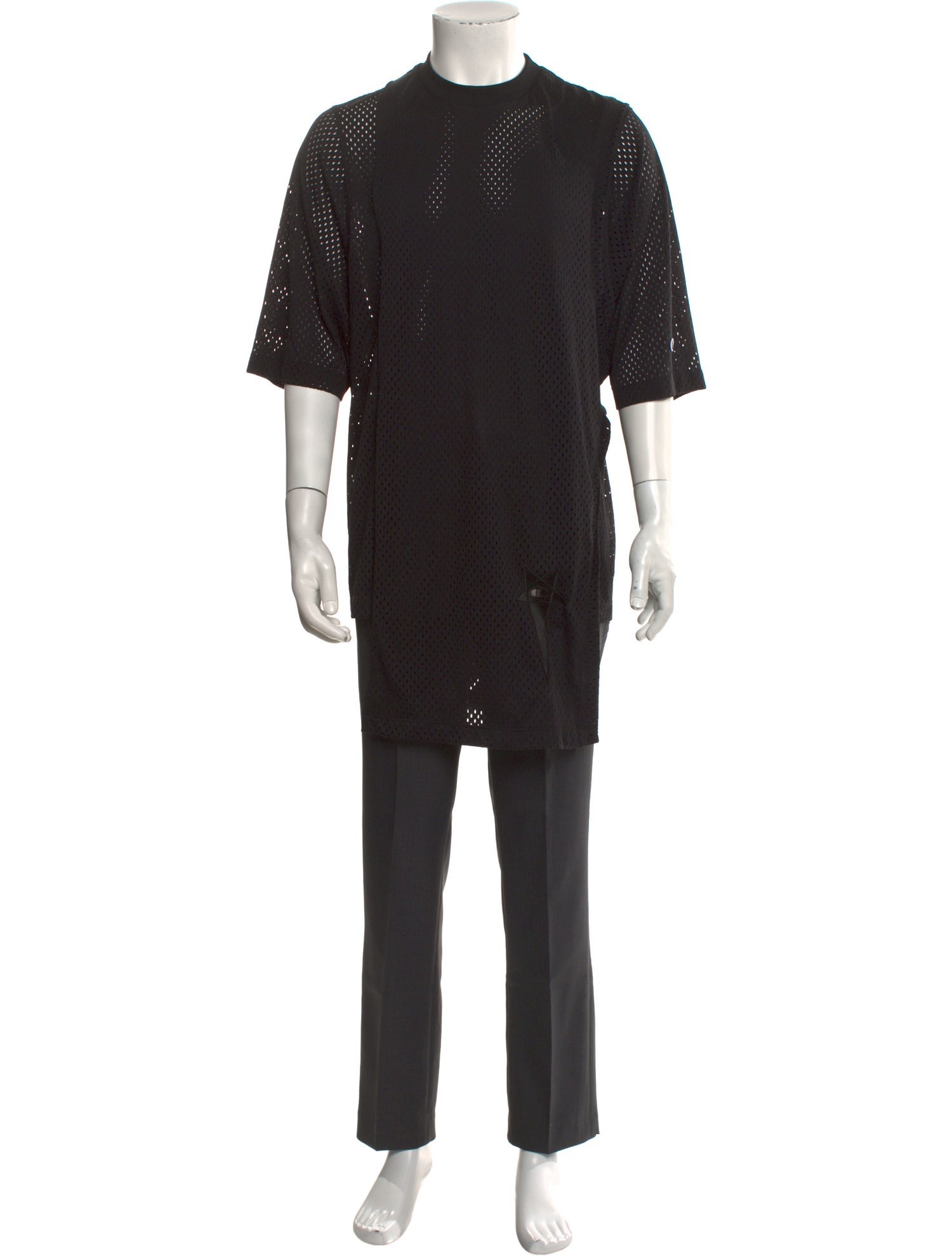 Rick Owens x Champion Crew Neck Short Sleeve Henley