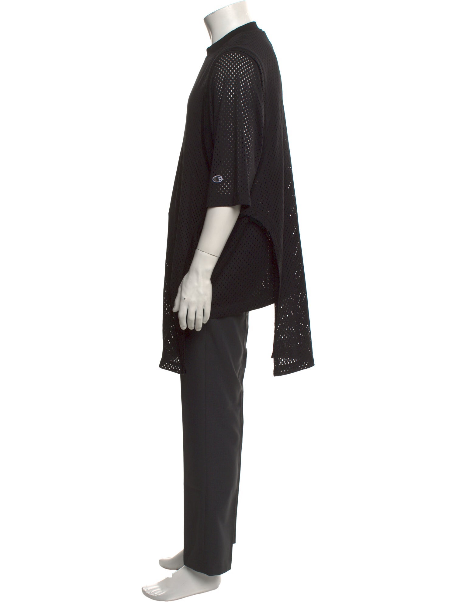 Rick Owens x Champion Crew Neck Short Sleeve Henley