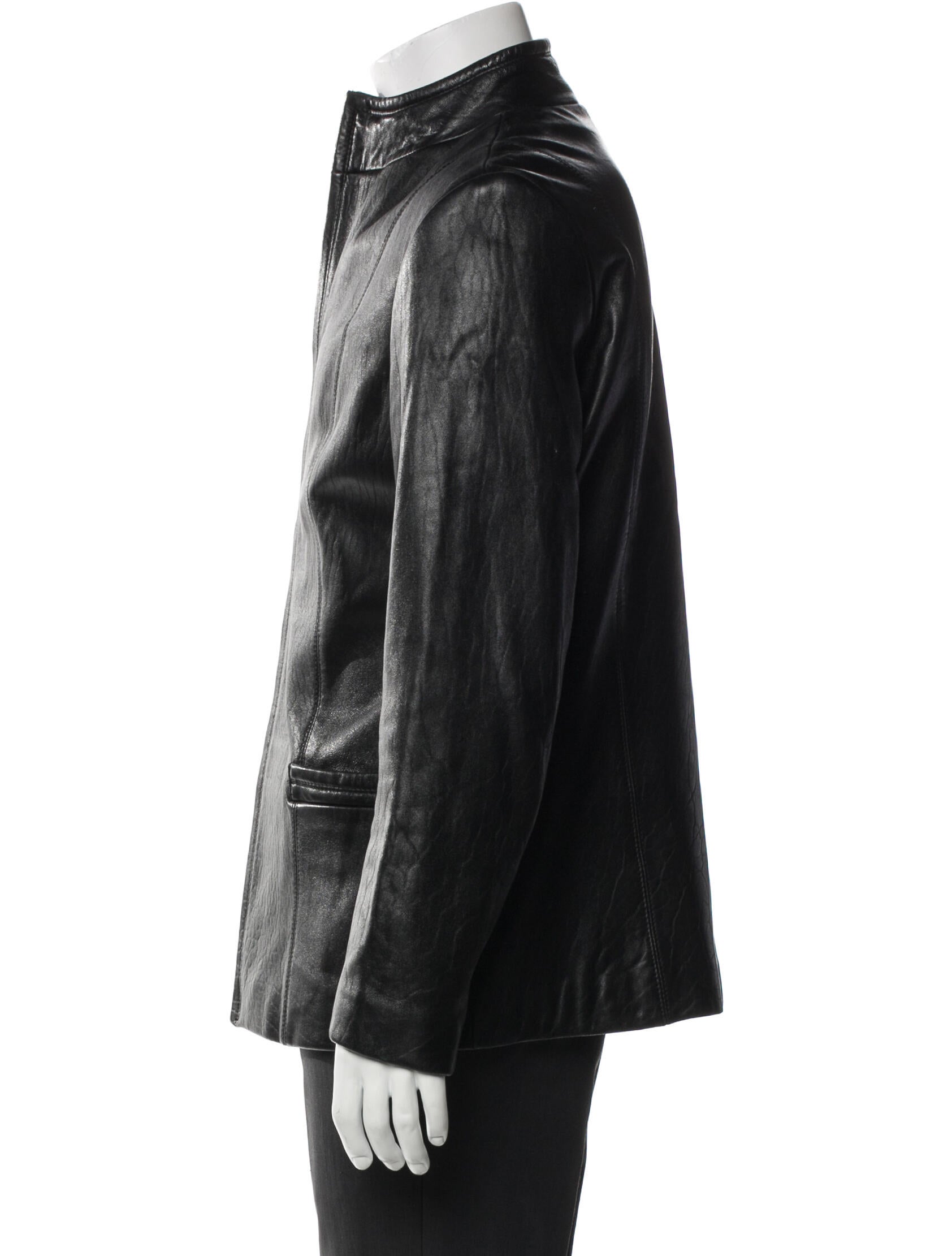 Robert Comstock Leather Moto Jacket