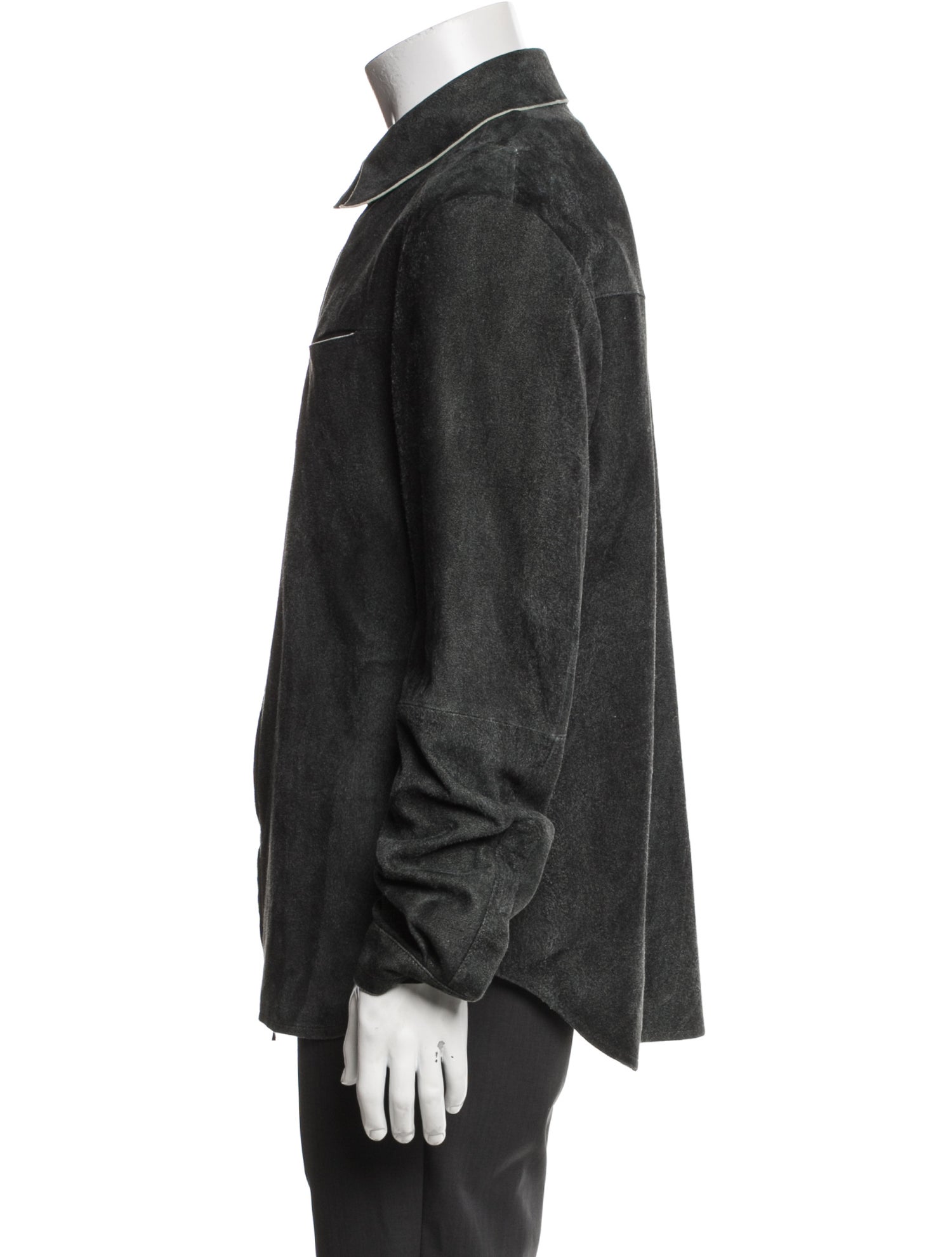 Robert Comstock Lamb Leather Moto Jacket