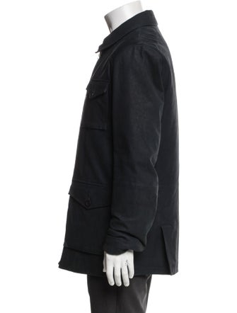 Robert Comstock Leather Utility Jacket