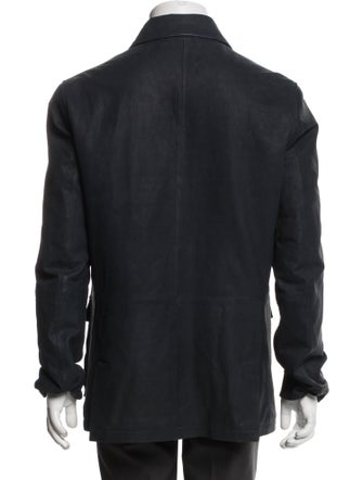 Robert Comstock Leather Utility Jacket