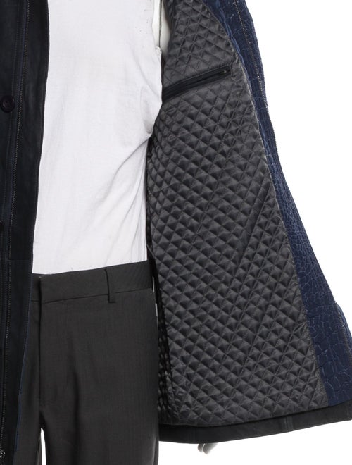 Robert Comstock Leather Utility Jacket