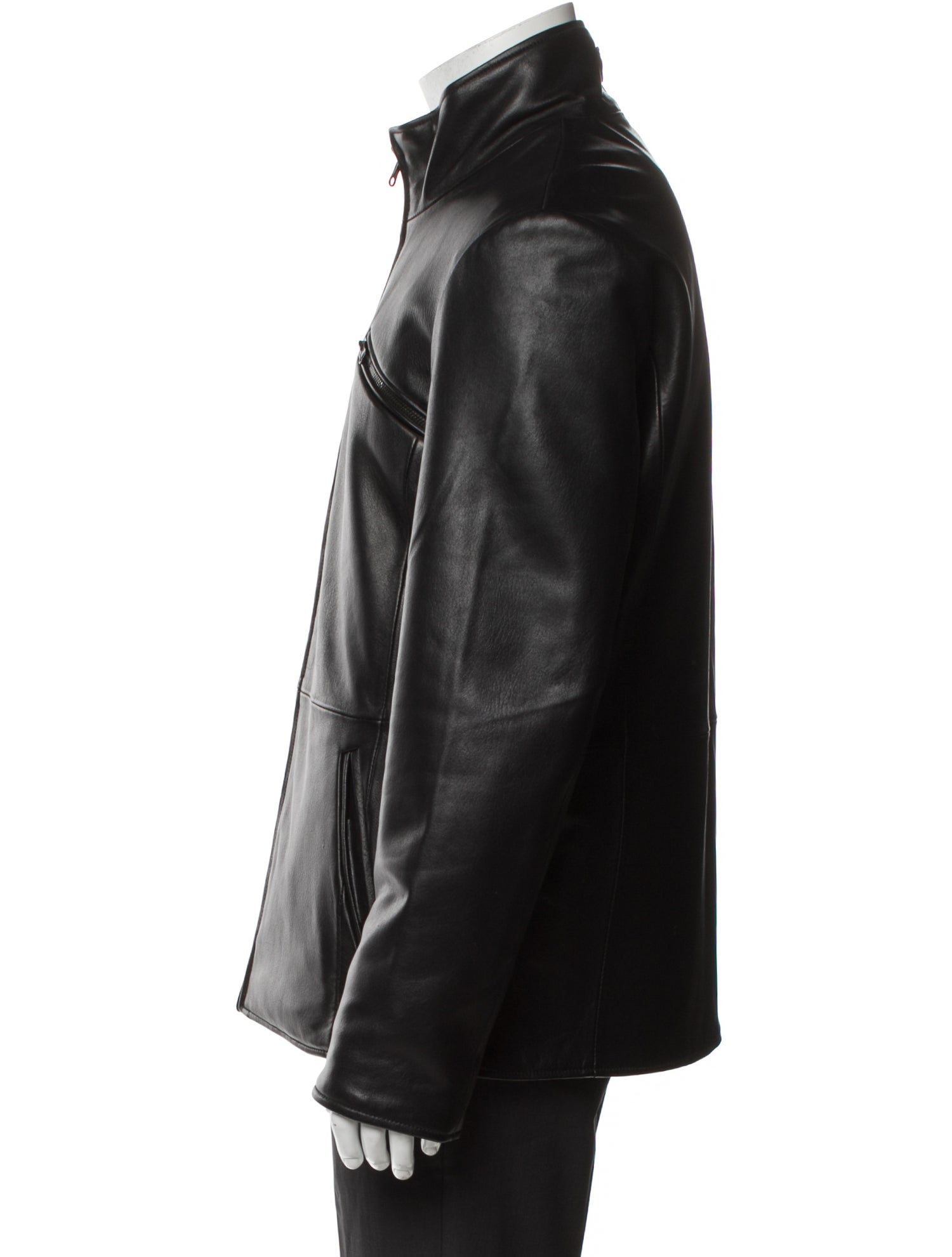 Robert Comstock Leather Moto Jacket